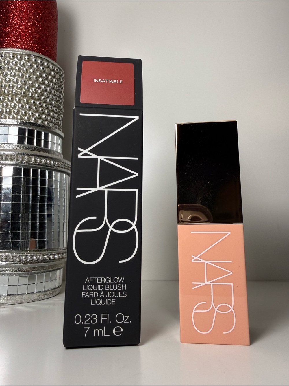 NARS Afterglow Liquid Blush - Insatiable (Peachy Coral)